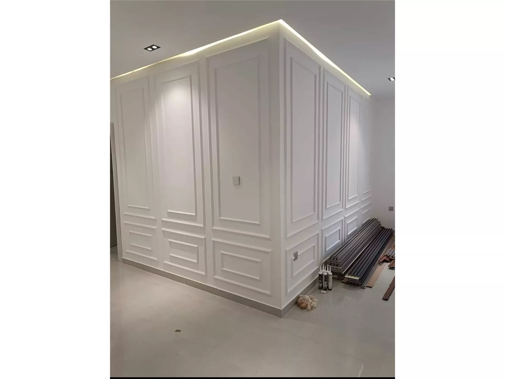 Gümüş 7 cm duvar çıtası